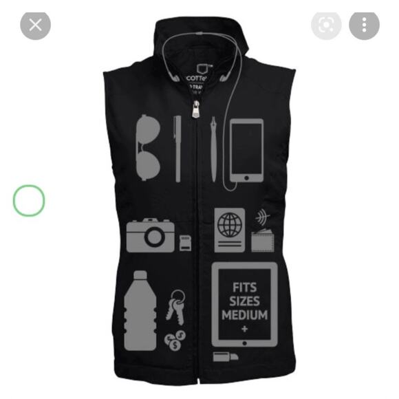 SCOTTeVEST RFID Black Travel Vest - Picture 8 of 9